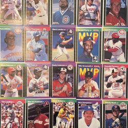 1989 Donruss Baseball Cards Lot of 36