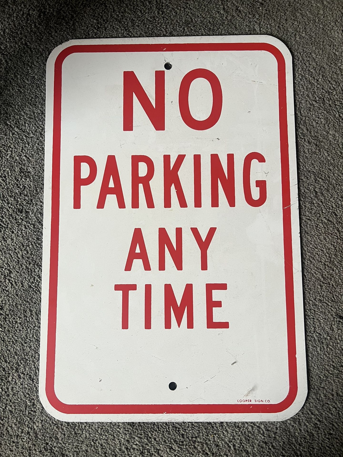No Parking Sign