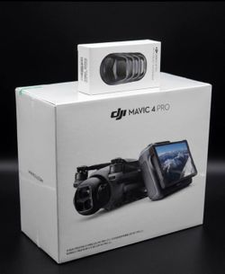 DJI Mavic 4 Pro Creator Combo + ND filter set.