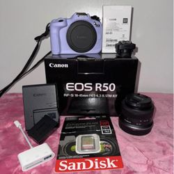 Canon EOS R50 Bundle 
