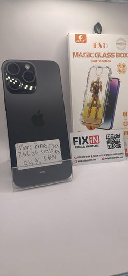 iPhone 15pro max 256gb unlocked 84% battery
