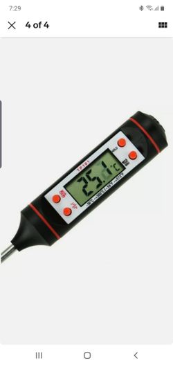 1.5$ piece 50x lot growing Thermometer For Soil/ Water/ Food black & white available