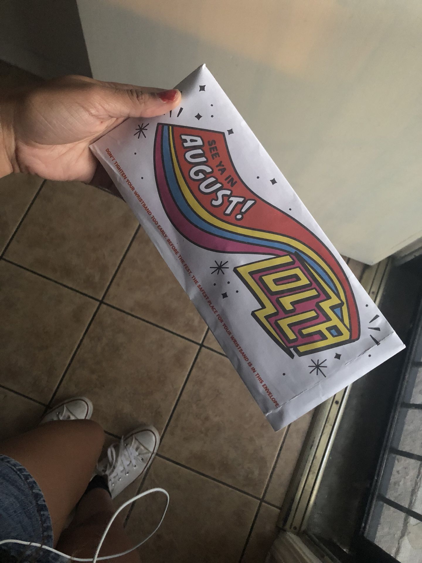 4 Day Lollapalooza Wristband For Sale
