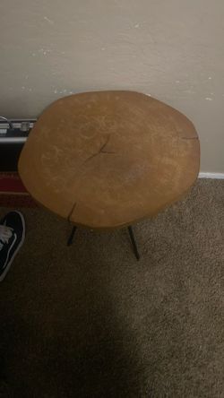 Wood End table