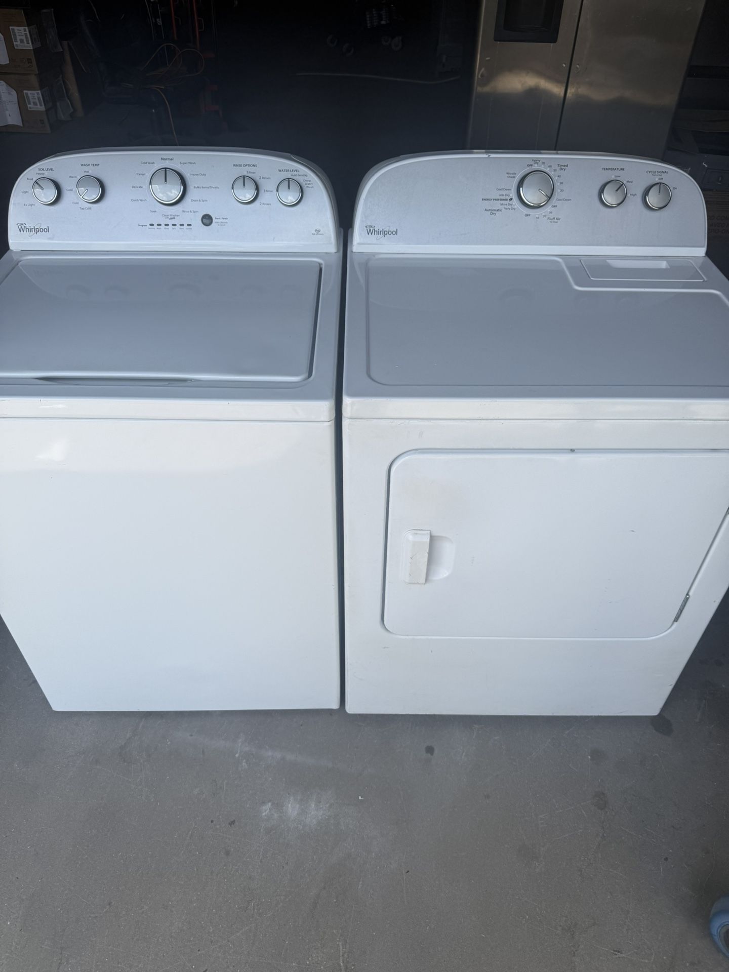 Whirlpool Washer And Dryer Set