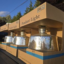 Mercury Glass Pendant Lights