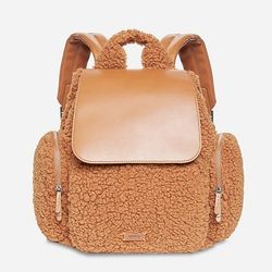 Caraa Sherpa "small" Cirrus Backpack - Free People - toffee - Brand new with tags and packaging