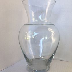 11in Big Bulb Glass Vase
