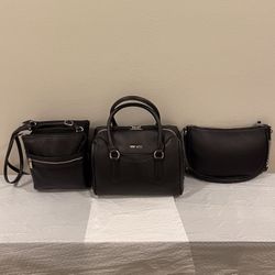 TWO (2) Small BLACK CrossBody Bags & ONE (1) Small Black Regular Handbag - firm $ for ALL 3 BAGS together; or buy individually as described herein.
