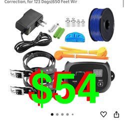 Underground Electric Dog Fence, Wireless Pet Boundary Containment System, IP66 Waterproof/Rechargeable Training Collar, Covers up to 3/4 Acre, Shock/T