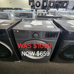 7.4 Cu. Ft. Vented Stackable Electric Dryer In Middle Black With Sensor Dry Tech