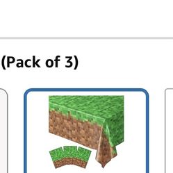 Minecraft Table Plastic Cloth (2) Not Three 
