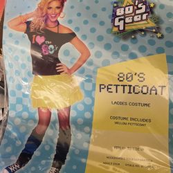 80s Petticoat Skirt Costume (new)