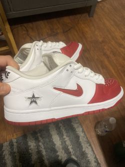 Nike Sb Dunk Low Jewel Swoosh Red