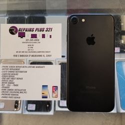 Black iPhone 7 32 AT&T Cricket Net10 Straight Talk