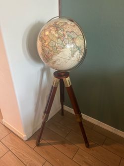 World globe home decor