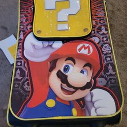 Mario Carry On Bag 17 Inches Tall By 11 1/2 Inches Wide