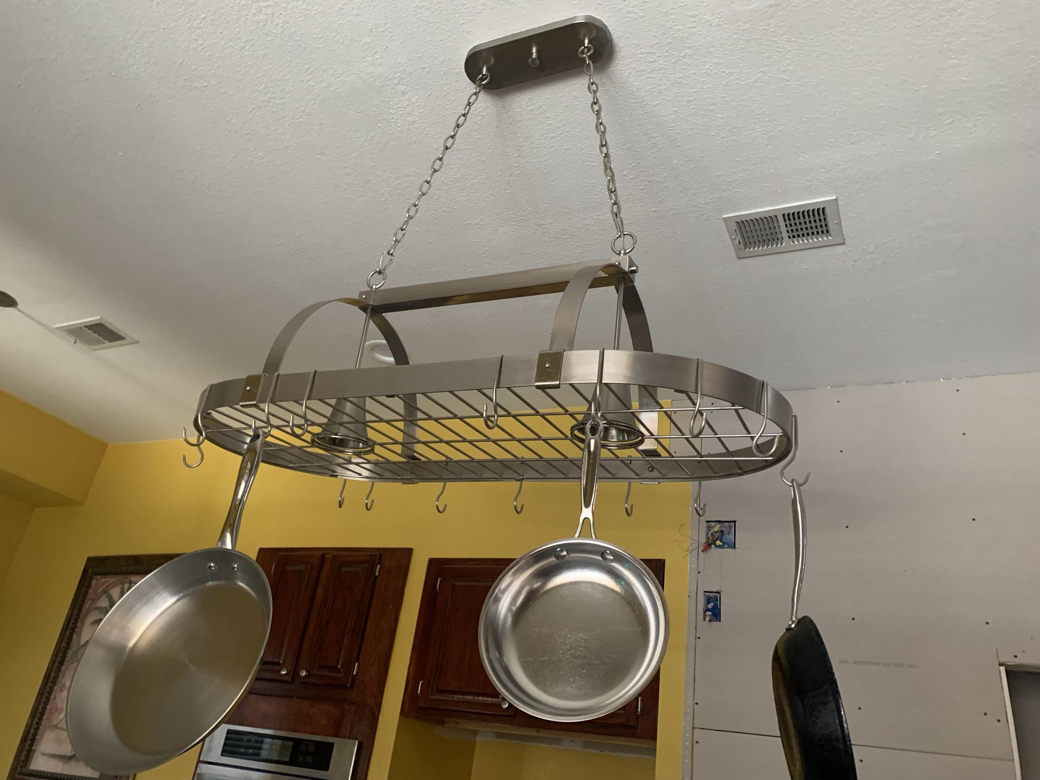 Stainless Steel Pot Rack