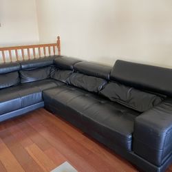 Black Sectional Sofa