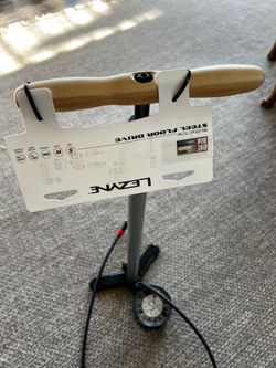 Steel bike pump