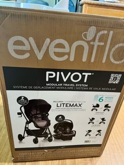 EVENFLO PIVOT MODULAR TRAVEL SYSTEM WITH CAR SEAT