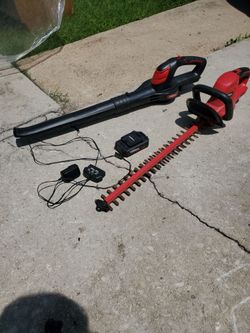 Hyper Tough Leaf Blower & Hedge Trimmer