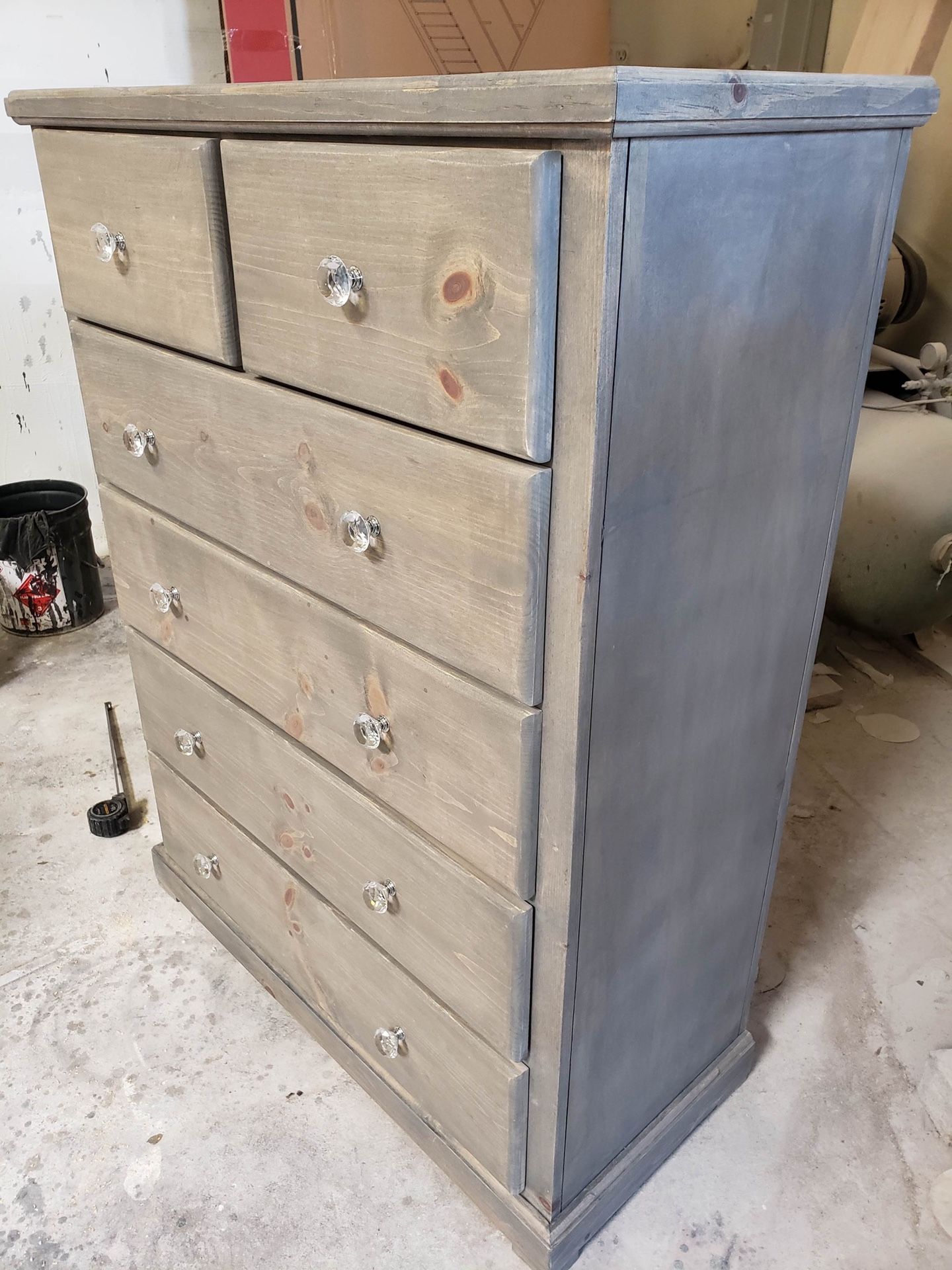 New 6 Drawer Tall Chest made out of solid wood! Color can be changed!