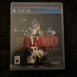 Rambo: The Video Game (Sony PlayStation 3, 2014)
