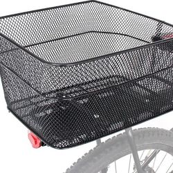  Rear Bike Basket with Bicycle Cargo Rack Storage Basket Mount for Back Under Seat
