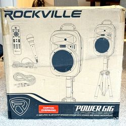 Karaoke Machine Rockville RPG082K - Like New 