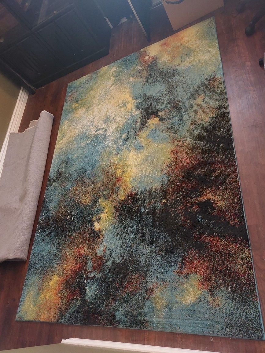 Space Galaxy 5x7 Rug And Bed Set $80.00
