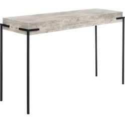Eli Rectangle Console Table Light Grey By Safavieh New