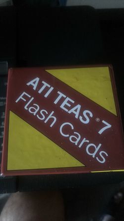 ATI TEAS 7 FLASH CARDS