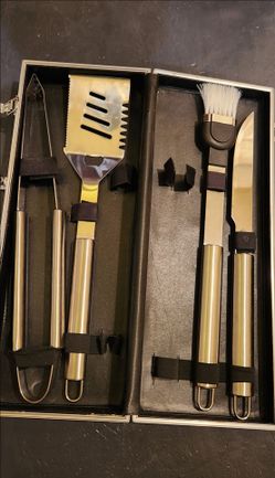 New!!Barbecue Grill Utensil Set in case