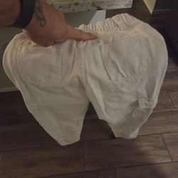 White cargo jeans sz 10