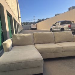 Jonathan Louis Beige Sectional Couch *Delivery Available*