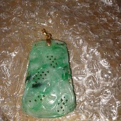 1500 Jade Pendent Estate Sale Over 100 Years Old Excellent Quality 