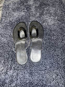 Silver Sandals Size 10