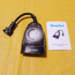 Amzdest Waterproof Outdoor Timer