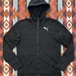 Puma Full Zip Hoodie/Stretch Sweater Men’s Medium
