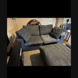 Gray Sectional Sofa with Chaise