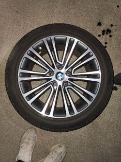BMW 540i OEM 18in Wheels D Spoke 634 With Tires