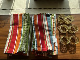 Cloth Napkins & Napkin Rings