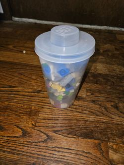 Legos in a cup