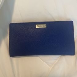 Kate Spade Royal Blue Wallet 