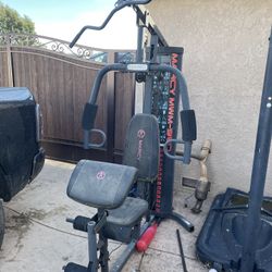 Marcy Home Gym Workout Machine – Needs Cleaning (All Parts Included)