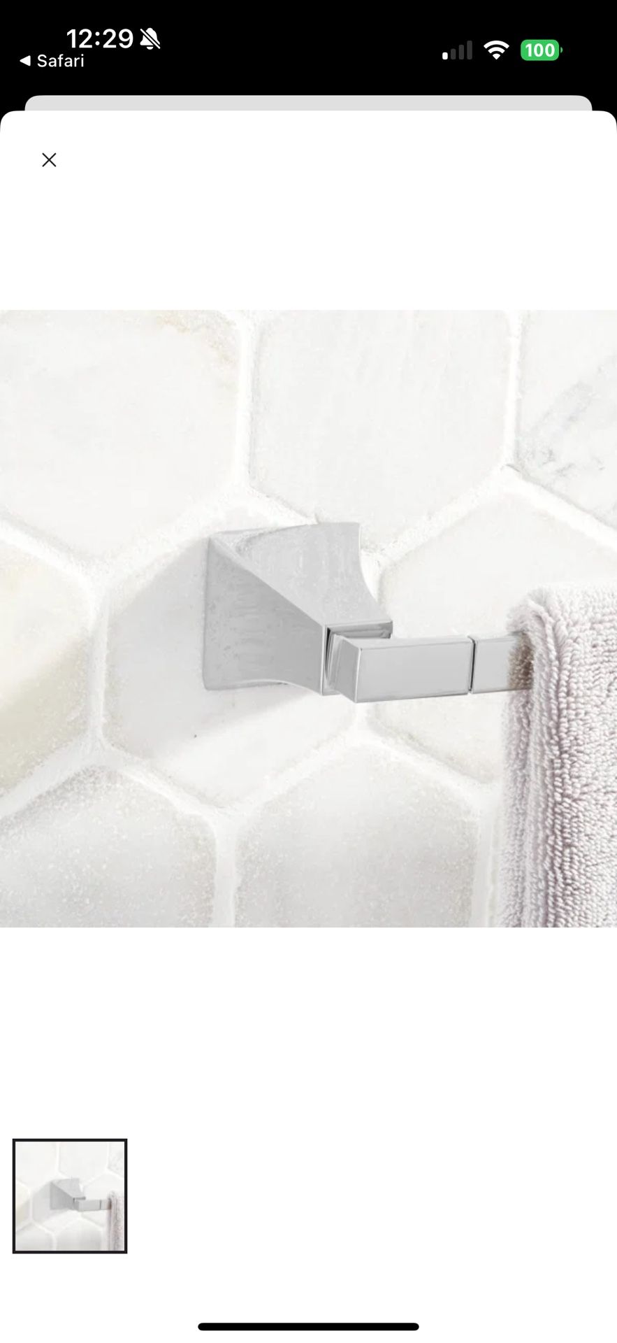 Brand New Signature Hardware 24" Vilamonte Towel Bar!