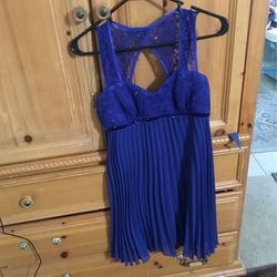 Small Royal Blue Dress $5
