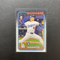 YOSHINOBU YAMAMOTO ROOKIE 2024 Topps CTC-13 Flagship Companion SP Costco Only RC
