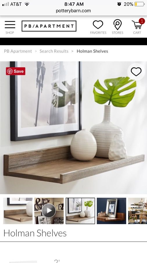 Pottery Barn Holman Shelf